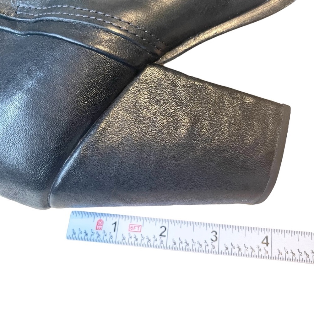 Rag & Bone Kendall Black Leather High Heel Ankle Boots Booties Size 8 - Picture 15 of 17